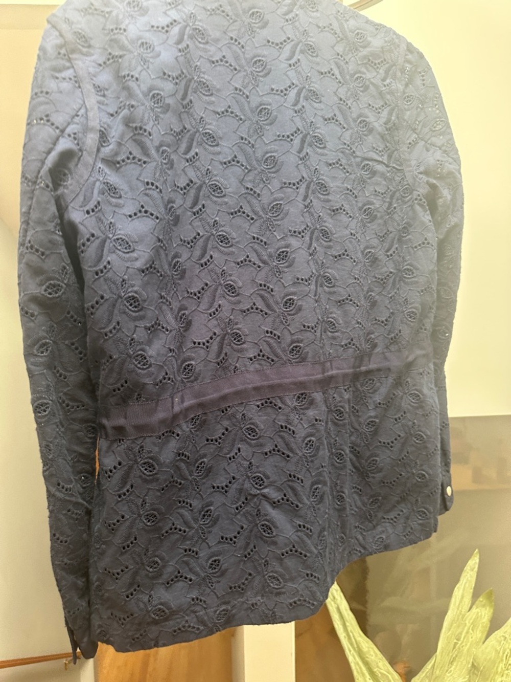 GAP Navy Eyelet Drawstring Utility Jacket - Picture 3 of 3